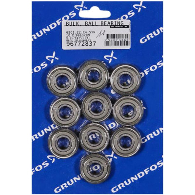 Grundfos Ball bearing 6201.2Z.C4.SYN/bulk (10 pcs)