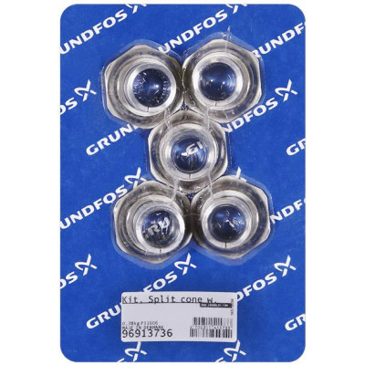 Grundfos BULK, Split cone w. nut cpl.SP30R 5pc