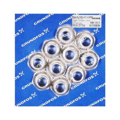 Grundfos BULK, Split cone w. nut cpl.SP30R 10pc