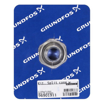 Grundfos KIT, Split cone w. nut cpl. SP17N 1pc