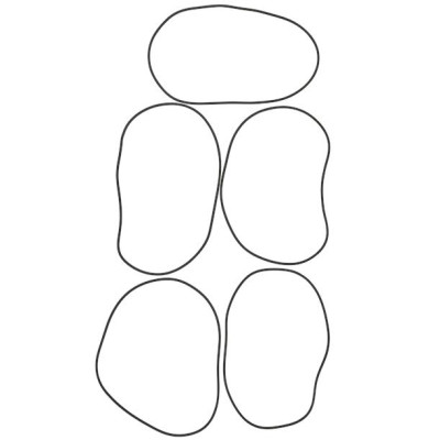 Grundfos Bulk, O-ring FKM 250x5, Sh 70 (5 pcs)