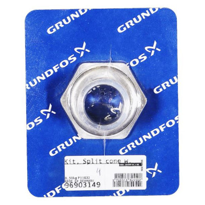 Grundfos KIT, Split cone w. nut cpl. N.
