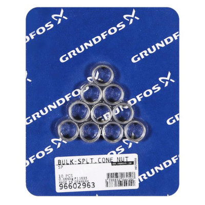 Grundfos Bulk - Split cone nut SP, 10pc