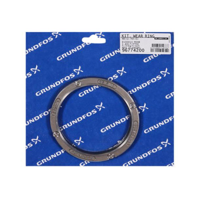 Grundfos KIT, Wear Ring D100x10 1.4517/PTFE M5x8
