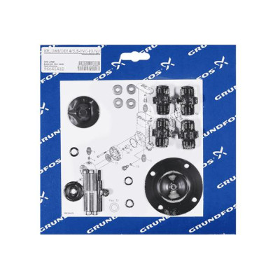 Grundfos KIT, Diaph & valve DMI/DDI PVC-P3/V/C
