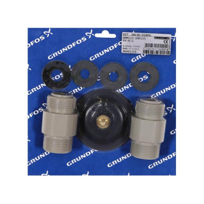 Grundfos KIT, valve/diaph. DMM110-DMM155 PP/H/G