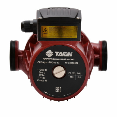 Циркуляционный насос TAEN GPD25-12 с резьб.присоед-м Ду 25