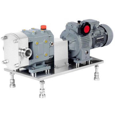 Кулачковый насос Ампика КН-015/РО-МВ с э/д 1,5 кВт и рубашкой обогрева