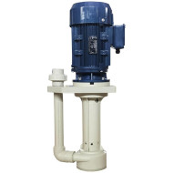 Полупогружной химический насос Ампика ХМВП-6/12Ф-1,5-АМ 411 мм