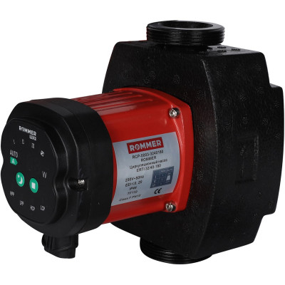 Циркуляционный насос ROMMER ERTI 32/40-180 с гайками и теплоизоляцией