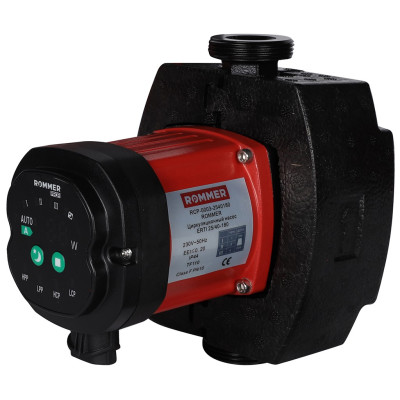 Циркуляционный насос ROMMER ERTI 25/40-180 с гайками и теплоизоляцией
