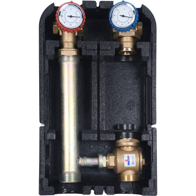 Группа насосная Stout для твердотопливных котлов 1" без насоса