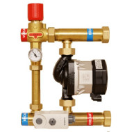 Узел смешения Watts ISOTHERM, с термосмесителем, DN25, 15 кВт.