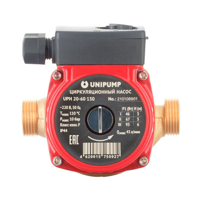 Циркуляционный насос Unipump UPH 20-60