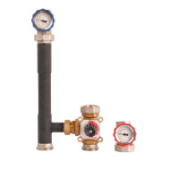 Насосная группа с 3-х ходовым приводным смесителем 1" без насоса ROMMER