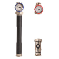 Насосная группа с термостатическим смесительным клапаном (35-60°С) 1" без насоса ROMMER