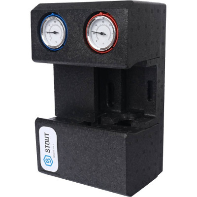 Насосная группа SDG-0002-002001 STOUT с термостатическим смесительным клапаном 3/4 без насоса