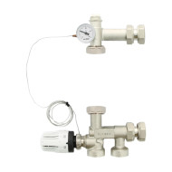 Насосно-смесительная группа Uni-fitt SOLOMIX MINI с накидной гайкой 1", без насоса