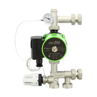 Насосно-смесительная группа Uni-fitt SOLOMIX MINI с накидной гайкой 1", с насосом Uni-Fitt ECP 15/60 130