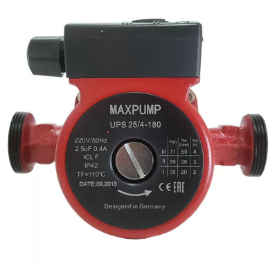 Циркуляционный насос MAXPUMP UPS 25/4-180