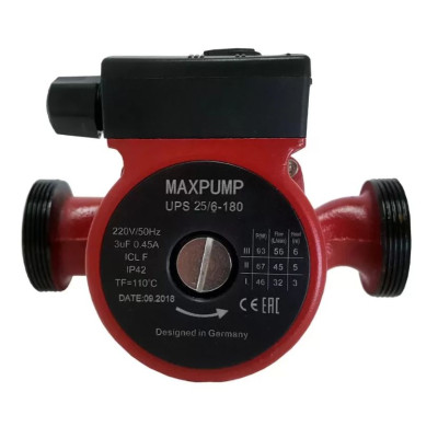 Циркуляционный насос MAXPUMP UPS 25/6-180