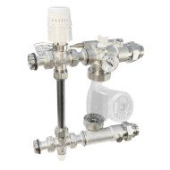 Насосно-смесительный узел с термоголовкой без насоса, монтажная длина насоса 130 мм VALFEX (1) К