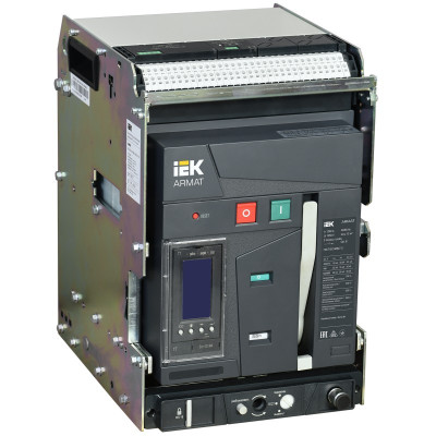 Воздушный автоматический выключатель IEK ARMAT, 3P, 1250А, 55 кА, типоразмер A, выдвижной, расцепитель TT