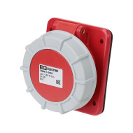 Розетка скрытой установки TDM ELECTRIC угловая IP67 32А 3Р+РЕ 380В