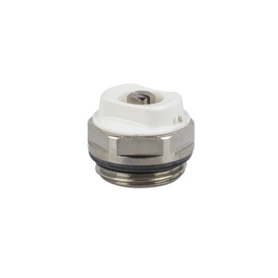 Ручной воздухоотводчик SR Rubinetterie 1/2" никель