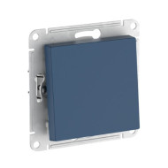 1-клавишный ПЕРЕКЛЮЧАТЕЛЬ Systeme Electric ATLASDESIGN, сх.6, 10АХ, быстрозажимные клеммы, АКВАМАРИН
