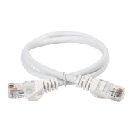 Коммутационный шнур (патч-корд) ITK, кат.5Е UTP, 1м, белый