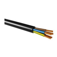 Провод ПВС 5х2,5 ГОСТ (5м), черный