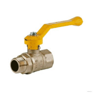 Кран шар лат газ Станд 221 Ду15 Ру16 м/р полн рыч ГАЛЛОП 116010