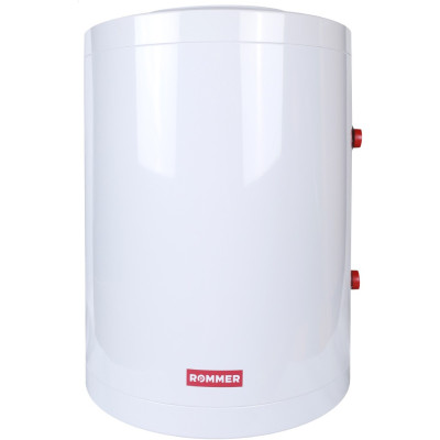Бойлер косвенного нагрева Rommer настенный эмаль 100 л. ТЭН 2,4 кВт