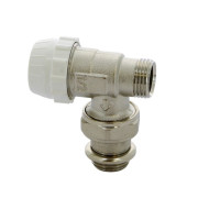 Вентиль НН 1/2' термостатический угловой с разъемным соединением