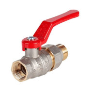 Кран шар Dist лат Стандарт нк Ду15 Ру40 м/амер полн рыч Н341Р