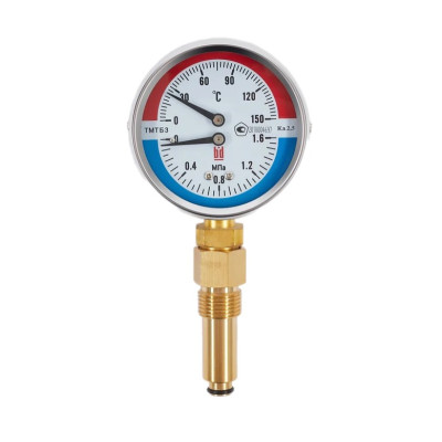 Термоманометр BD ТМТБ 31Р (0-150С) (0-1,6)МПа кл.2,5 G1/2