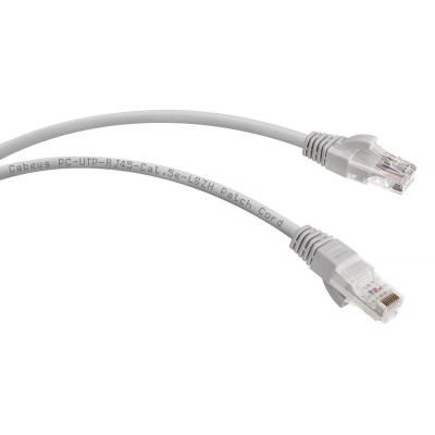 Патч-корд Rj-45 Cabeus PC-UTP-RJ45-CAT.5E-10M-LSZH кат.5е 10 метров серый