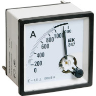 Амперметр IEK Э47 72х72мм 1000/5А кл. точн. 1.5 IPA10-6-1000-E