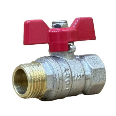 Шаровой кран SANEXT Ду 25, ВР-НР 1" бабочка