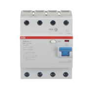 Выключатель дифференциального тока ABB 4-модульный F204 AC-80/0,1