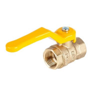 Кран шар Dist лат газ Стандарт Ду20 Ру40 м/м полн рыч 412Р