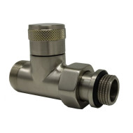 Прямой запорный вентиль SR Rubinetterie Tondera 1/2"х3/4" E, цвет матовый никель