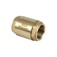 Обратный клапан РосТурПласт с латунным стержнем латунь внутренняя/внутренняя резьба 1/2" PN40