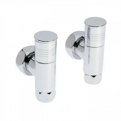 Кран шаровый приборный угловой TIM ВВ 1 х 1/2, круглый, хром с американкой