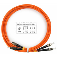 Оптический патч-корд FC-ST Cabeus FOP-62-FC-ST-3m 62,5/125 (ОМ1) 3 метра