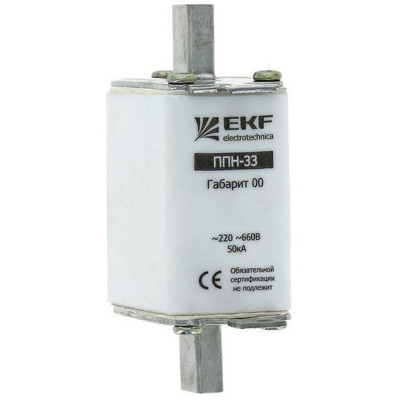 Предохранитель EKF ППН-33 160/40А габарит 00