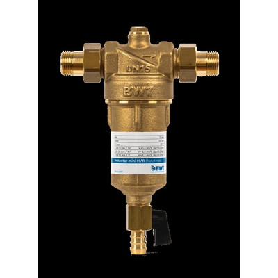Фильтр сетчатый BWT Protector mini H/R, резьб. 1", PN25, латунь