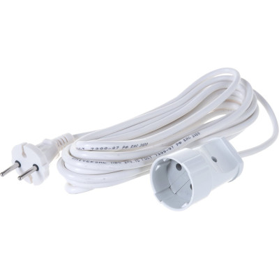 Удлинитель 1х5м без заземл. 6А IP44 УШ-6 ПВС 2х0.75 UNIVersal 5568953