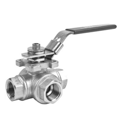 Кран шаровой 1/2" 3WAYL316-PPM015